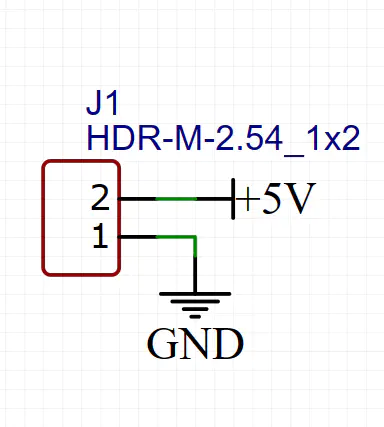 添加排针电源接口